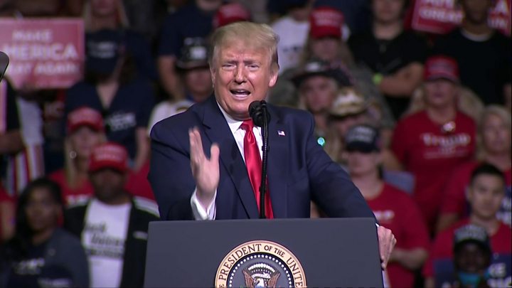 En meeting à Tulsa: «Ralentissez le dépistage», déclare Donald Trump