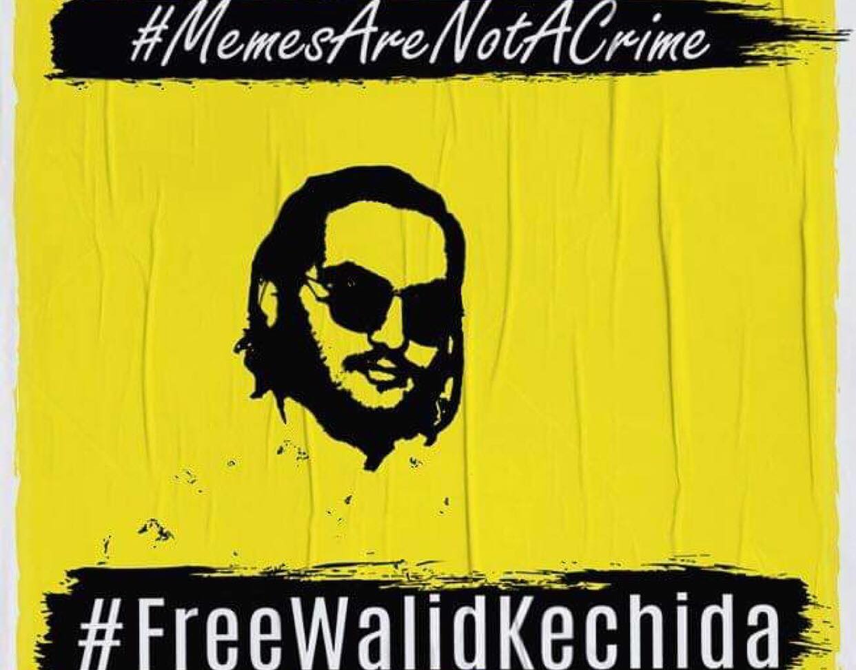 « Memes are not a crime » : une action de solidarité avec Walid Kechida
