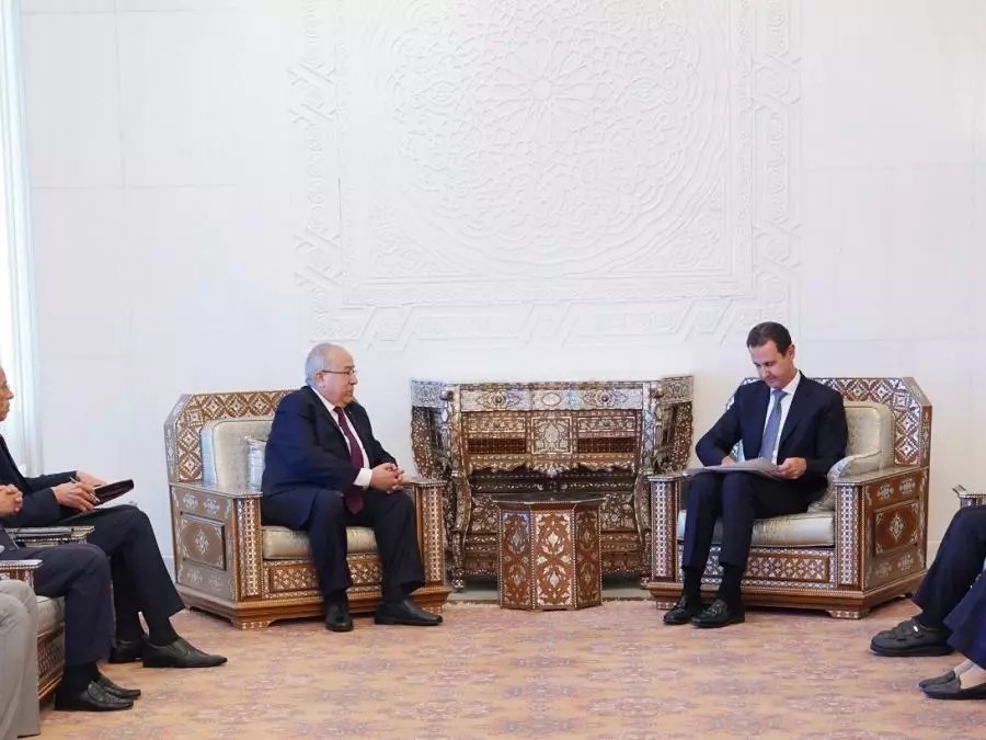 لعمامرة لبشار الأسد : « العالم العربي بحاجة لسوريا وليس العكس » ￼