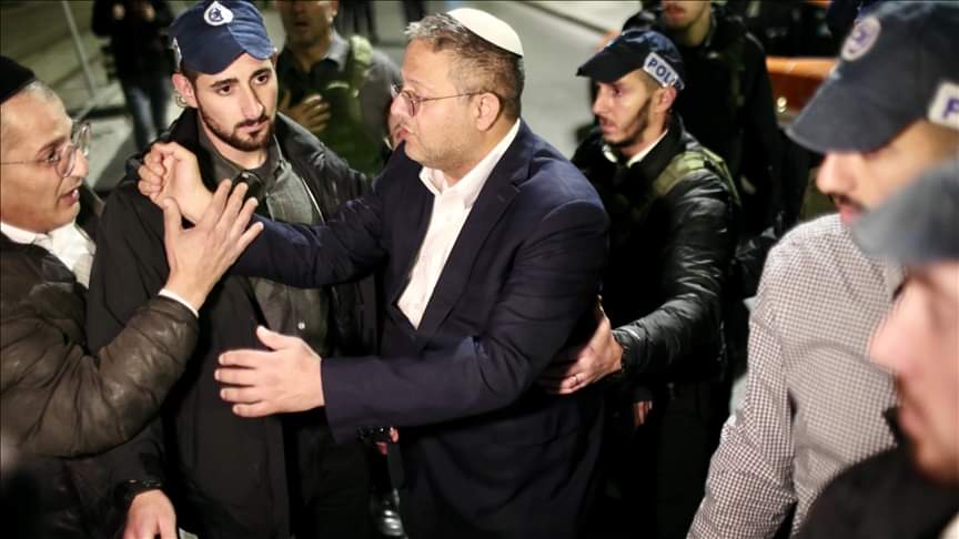إسرائيليون يهاجمون بن غفير ويحملونه مسؤولية عمليةالقدس