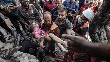 اليونسيف: 2400 طفلاً فلسطينياً قضو تحت القصف الإسرائيلي