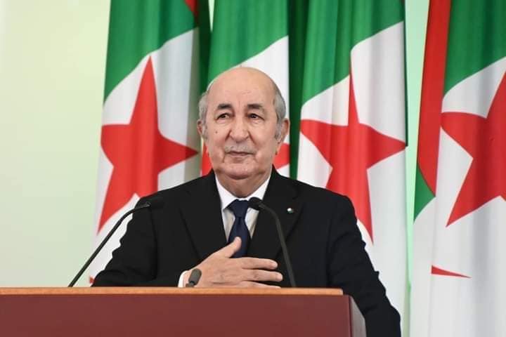 تبون : « بقايا العصابة وراء خلق الندرة في المواد الغذائية والسيولة المالية »