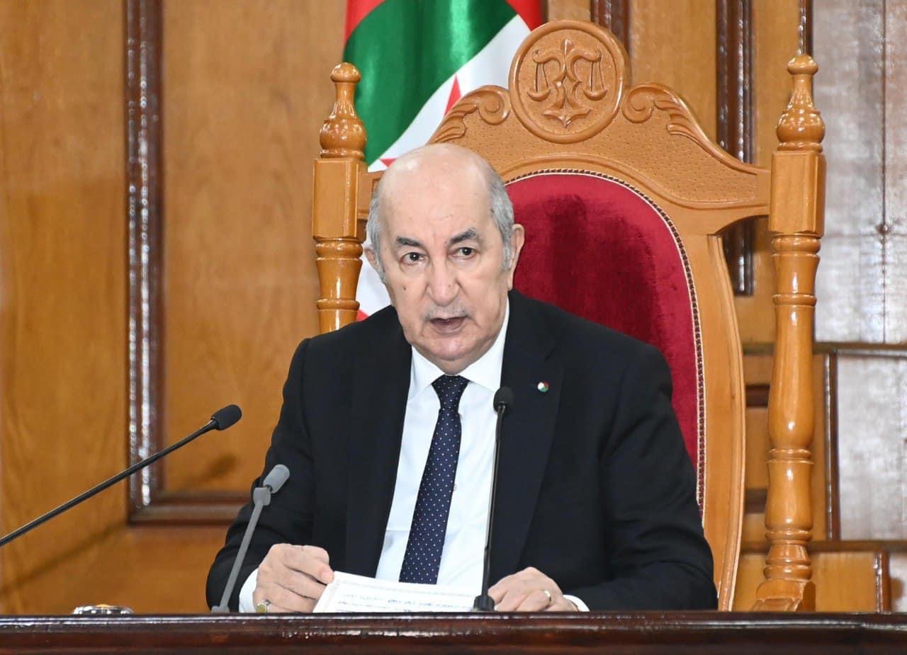 تبون يستدعي البرلمان بغرفتيه