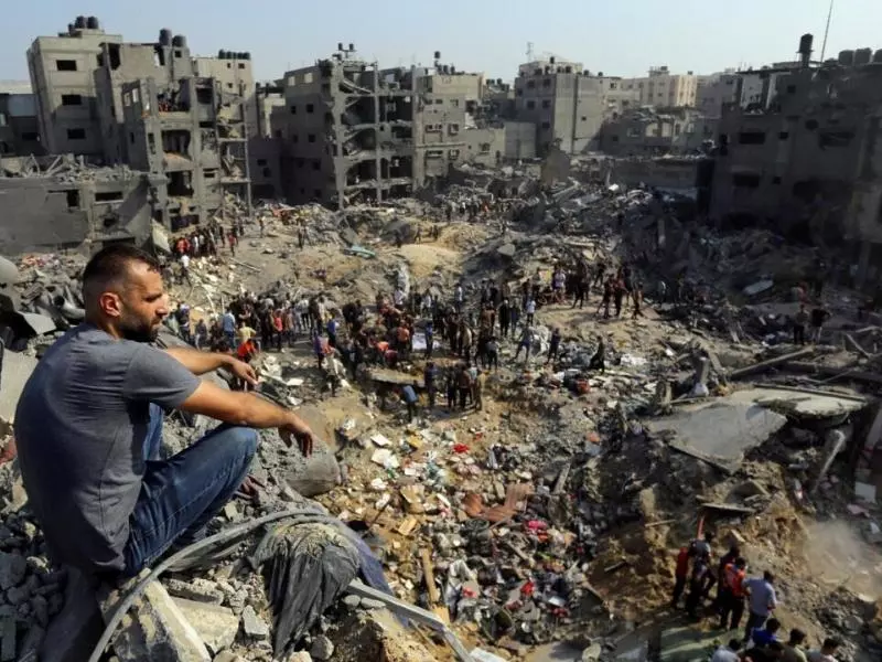 غزة : ارتفاع عدد شهداء العدوان الإسرائيلي إلى 21 ألفا و822