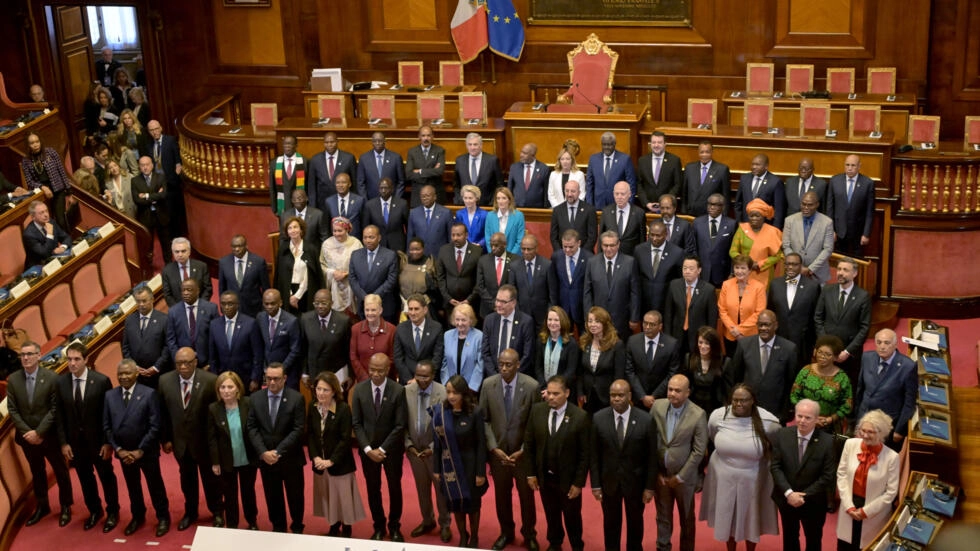 Le Sommet Italie-Afrique s’ouvre à Rome. Attaf représente Tebboune